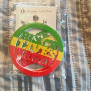 LADIES BLACK LIVES MATTER EARRINGS